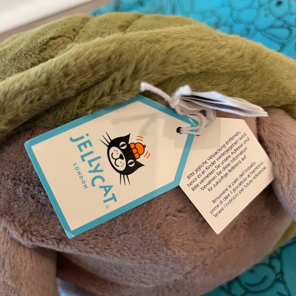 Jellycat Timmy Turtle MEDIUM Plush 100%Authentic NWT US Ship Fast - Picture 5 of 6